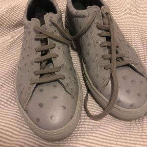 Axel Arigato Grey Ostrich Embossed sneakers 36.5